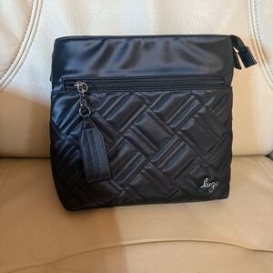 Lug Double Dip Satin Luxe VL in Black